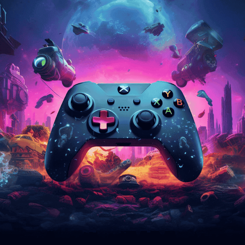 Wireless Bluetooth Game Controller for PC and Console